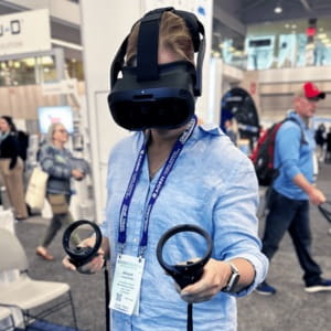 AORN Global Surgical Conference VR in use