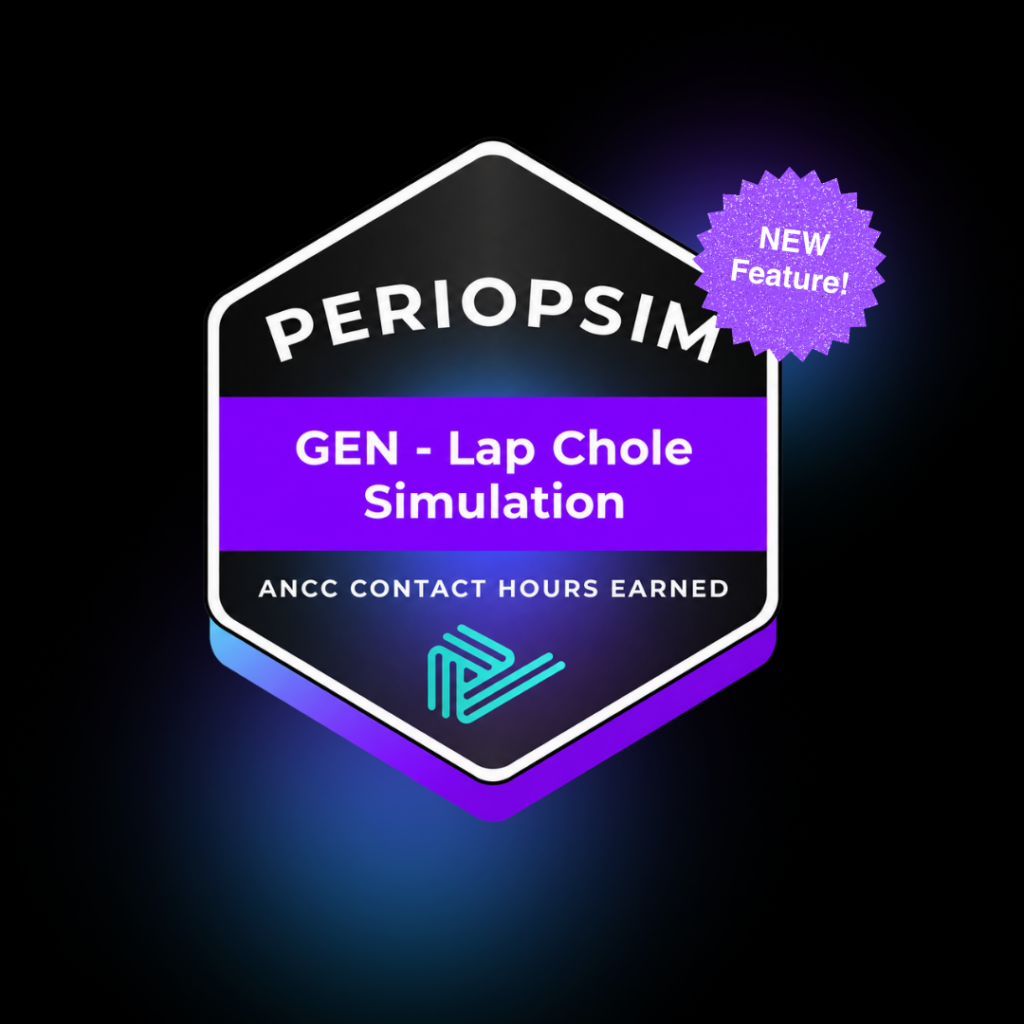 2026 PeriopSim Digital Badge GEN - Lap Chole with Contact Hours